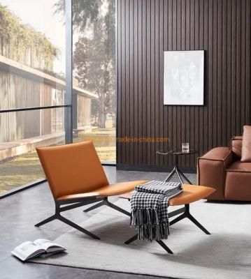 Italian Style Luxury Modern Fabric Leather Hotel Living Room Solid Wood Home Furniture Lazy Stylish Leisure Sofa Chair