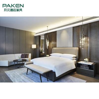 5 Star Hotel Furniture Durable Materials for Bedroom Set
