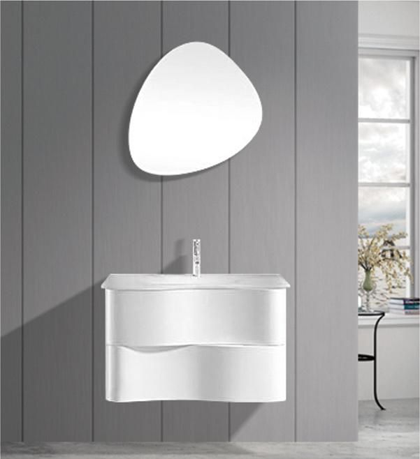 Modern Wall Mounted Hotel Style PVC Bathroom Cabinet Bathroom Vanity