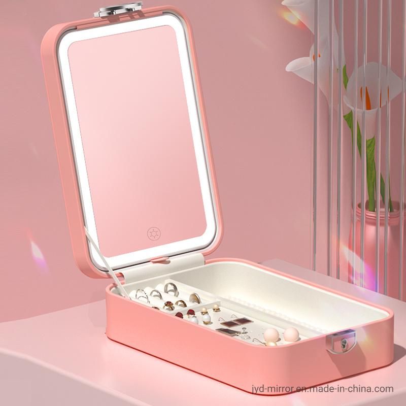 Travel Case Mirror for Cosmetic and Makeup Portable Design