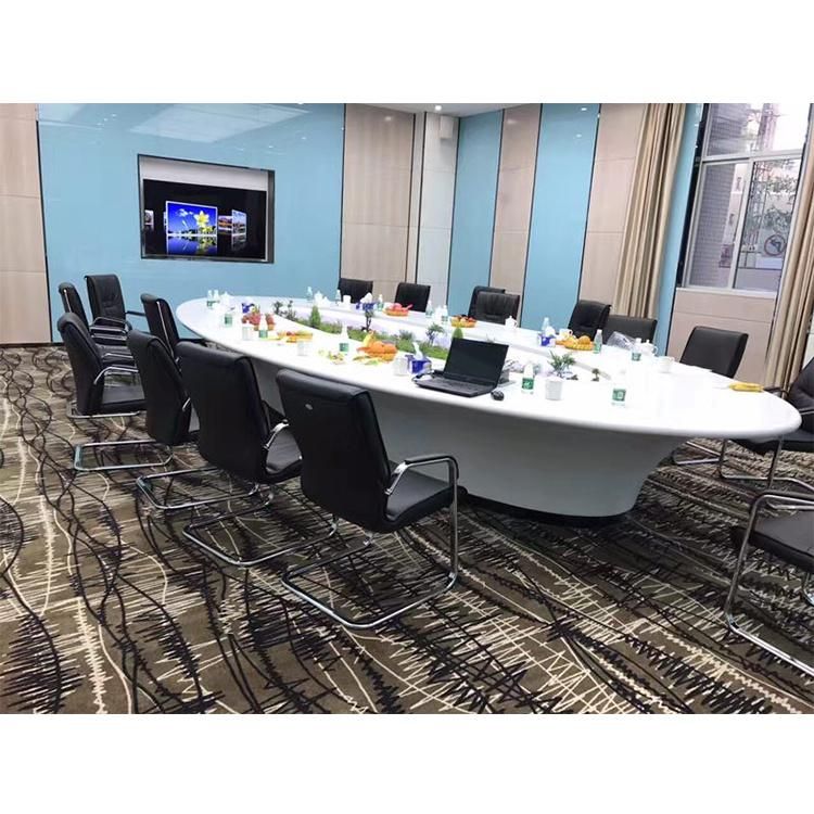 Modern Contemporary Large Oval Round Custom Office Executive Conference Table