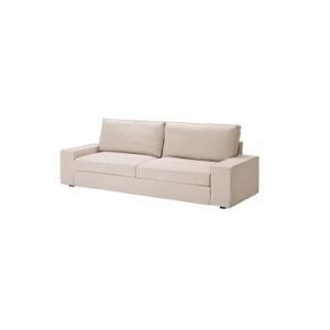 Modern Design Sofa PU Leather Black Color Two Seat Sofa for Home and Hotel Use