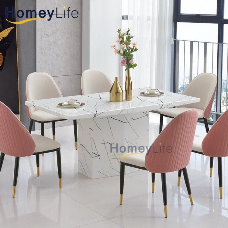 Antique Living Room Dining Furniture Classic Marble Dining Table