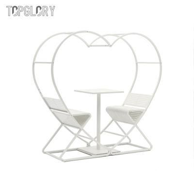 Popular Creative Design Hotel Outdoor Garden Home Furniture Aluminium Table and Chair Set