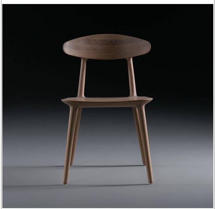 Nordic Wooden Hotel Furniture Dining Table and Chair Set Ash Wood Dining Chair
