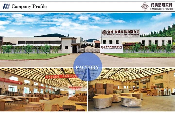 Shangdian American Style Apartment 3 Star Hotel Bedroom Furniture for Wholesale