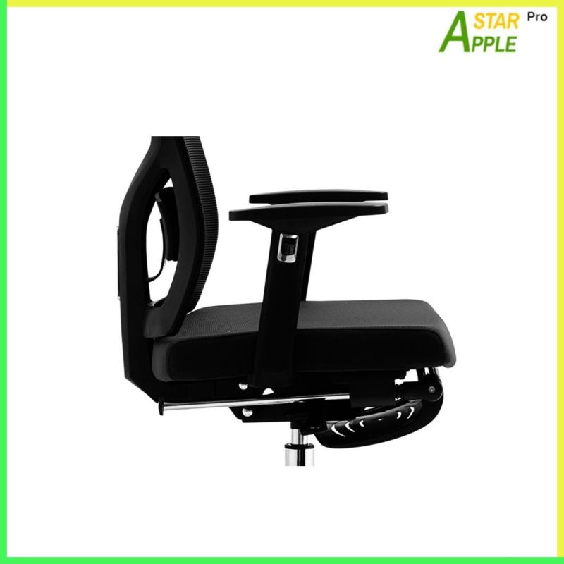 Strong Structure as-D2076 Nap Chair with Footrest and Chrome Base