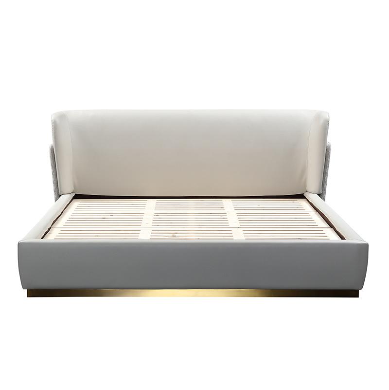 Bedroom Furniture High-End Light Luxury Design King & Queen Size Bed