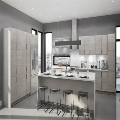 Customized Modern Melamine MDF Modular Design Kitchen Cabinet