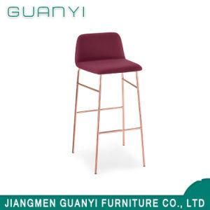 2019 Modern New Rose Golden Hotel Furniture Bar Stools