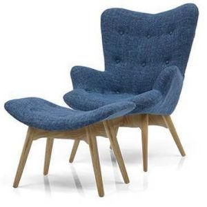 Modern Fabric Wooden High Back Leisure Home Office Hotel Garden Outdoor Living Room Bedroom Dining Room Furniture Recliner Sofa Chair