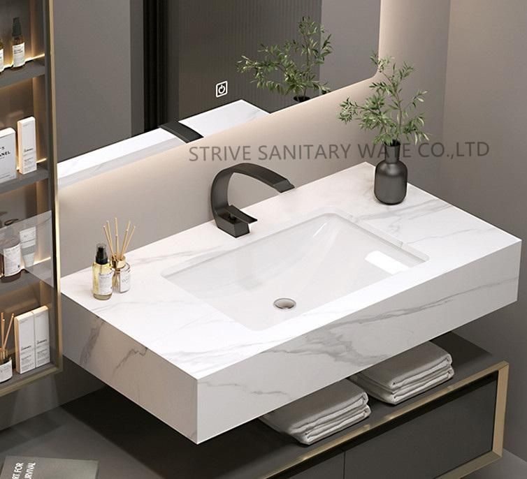 Modern Exquisite Design Bathroom Vanities Lacquer Cabinets with Mirror