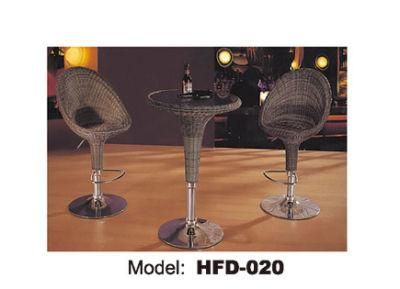 Outdoor Modern Garden Home Hotel Restaurant Bistro Resort Fabric Dining Furniture Bar Stools Chair and Table