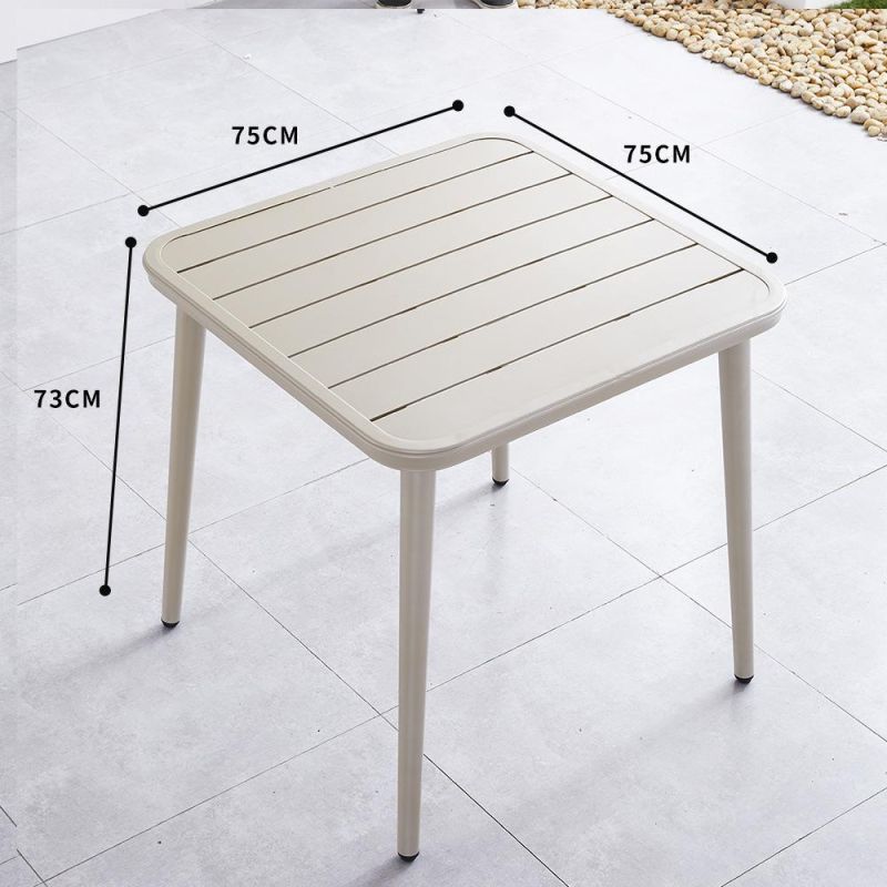 Aluminum Outdoor Modern Side Table Europe Stable Kitchen Furniture
