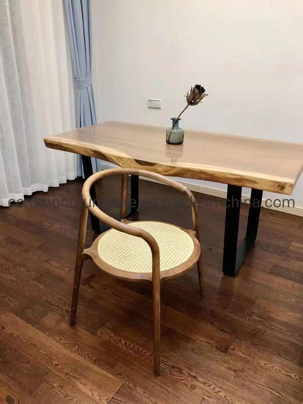 Hot Sale Wholesale Solid Wood Rattan Wick Dining Chair Furniture