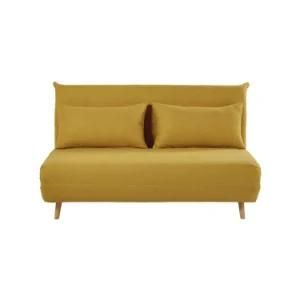 Double Modern Foldable Leisure Fabric Wooden Home Hotel Office Garden Dining Room Outdoor Living Room Bedroom Furniture Sofa Bed