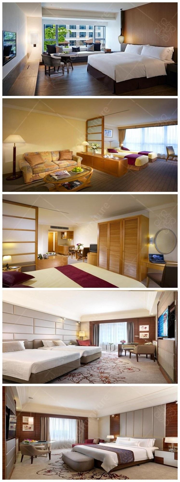 Economic Discount Hospitality Bedroom Shangdian Hotel Furniture SD-1096