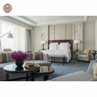 Luxury Contemporary Wood Hotel Bedroom Furniture for 5 Star Hotel