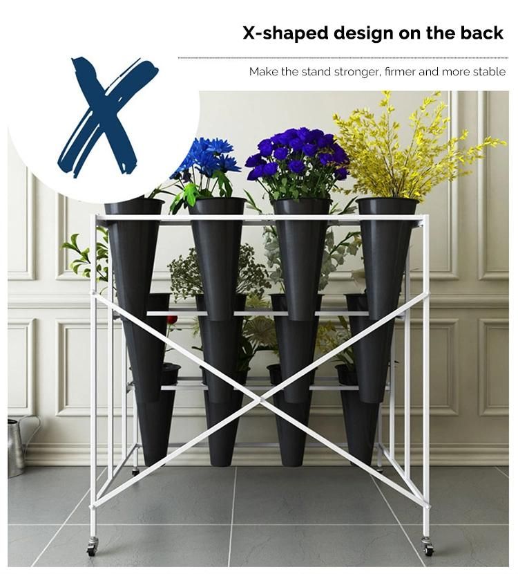 Modern Design Metal Flower Plant Pot Stand Display Rack