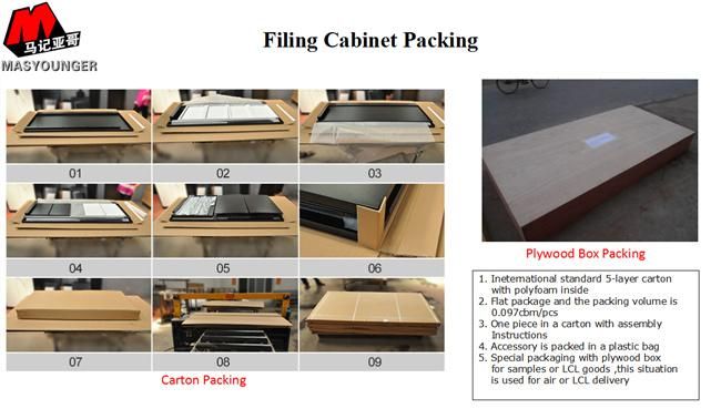 Modern Style High Quality Office Furniture Steel Lateral Filing Cabinet