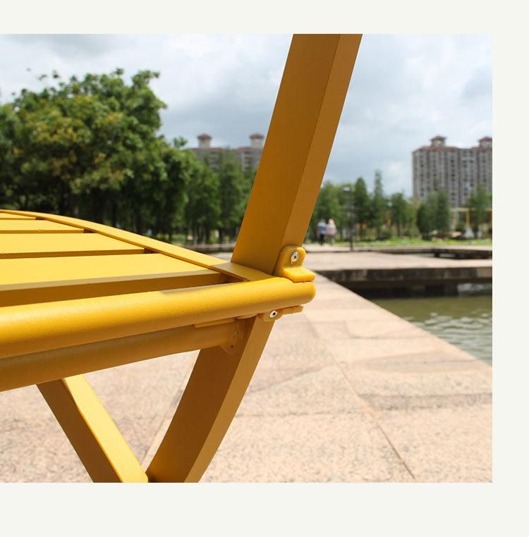 Simple Hotel OEM Carton Foshan Restaurant Coffee Furniture Garden Modern Aluminum Chair