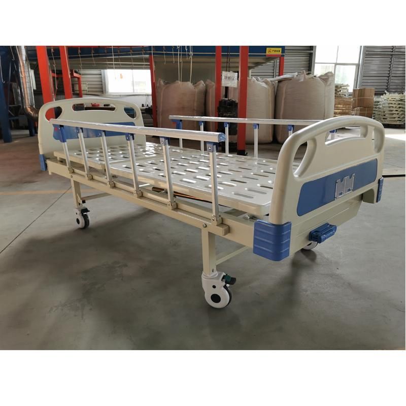 New Modern ABS Plastic Cheap Manual Adjustable 1 Crank Hospital Beds