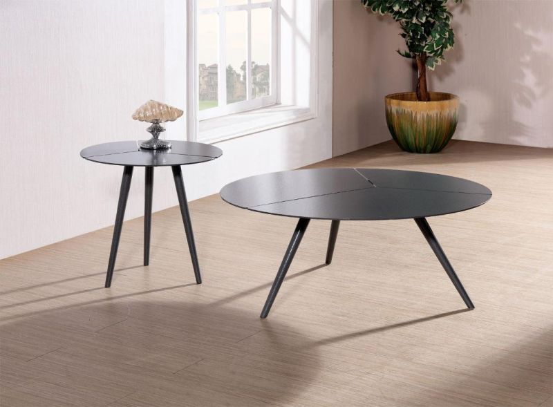 Glass Top Decorative Living Room Accent Furniture Coffee End Table
