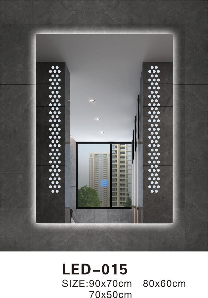 LED Bathroom Mirror with Touch Sensor