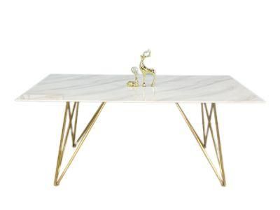 Hot Sale Table Modern Style Hotel Restaurant Home Living Room Furniture Dinner Dining Table