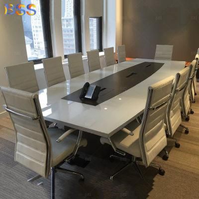 High End Western Commercial Boat Stone Conference Table