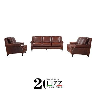 Living Room Home Furniture Genuine Leather Modular Sofa Set