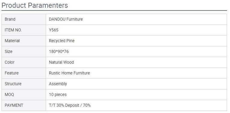 Furniture Modern Furniture Wood Cabinet Home Furniture Wooden Furniture Wood Hot Selling Dining Room Homemade Black Leg Dining Table