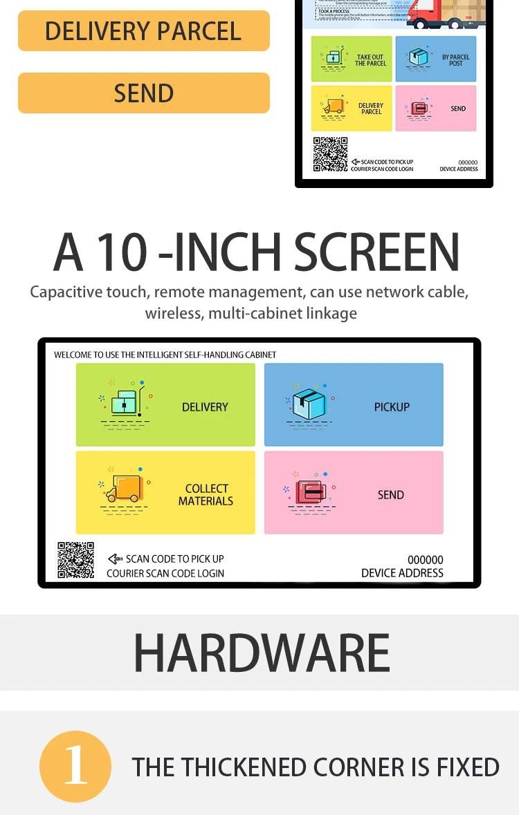 Modern Design Logistic Parcel Electronic Smart Locker Grocery Locker