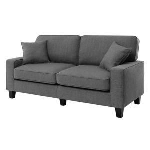 Modern Chinese Leisure Fabric Leather Office Living Room Hotel Home Recliner Sectional Furniture Double Sofa