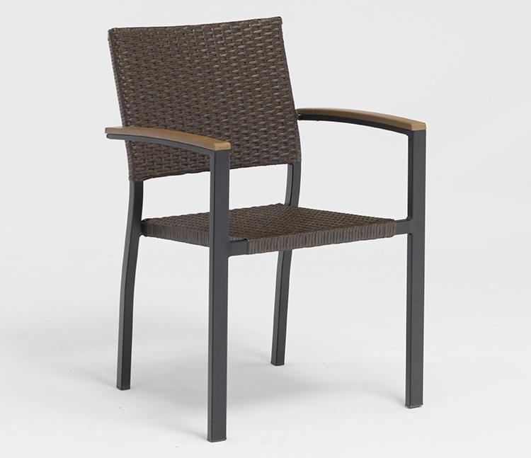 Stackable Outdoor Patio Dining Chair Modern Commercial Restaurant Furniture