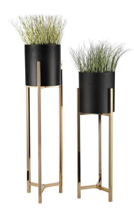 Modern Design Metal Shelf Flower Pot Planter Stand for Home Decoration