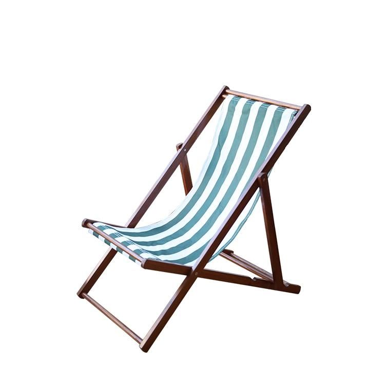 Beech Wood Foldable Wooden Beach Deck Chair Frame