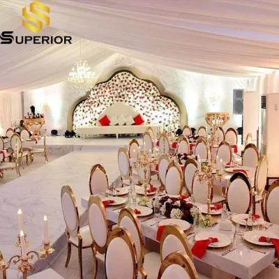 Wedding Party Furniture Antique Synthetic Leather Banquet Event Chairs