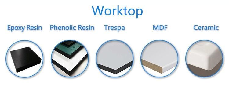 Bio Wood and Steel Lab Furniture with Absorbent Paper, Hospital Wood and Steel School Lab Bench/