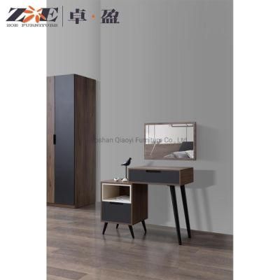 Hot Sale Durable Corner MDF Vanity Women Bedroom Sets Furniture Makeup Table Dressers with Mirror