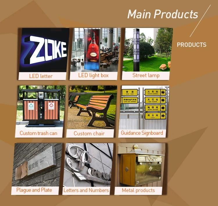 GS Outdoor Wall Mounted Steel Metal Mail Box Home Residencial Entrance Installation-0418e