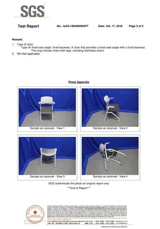 ANSI/BIFMA Standard Modern Office Furniture Folding Chair