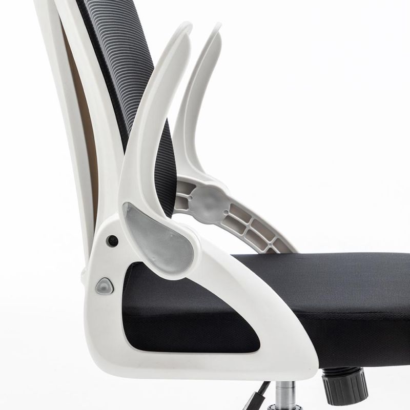 2022 New Modern Home Furniture Executive Shampoo Chairs Computer Parts Game Plastic Gaming Folding Barber Office Chair with Foldable Armrest