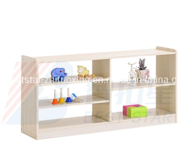 Baby Display Wooden Rack and Cabinet,Kindergarten Classroom Cabinet,Children Care Center Furniture, Playroom Furniture Kids Toy Storage Cabinet,Plywood Cabinet