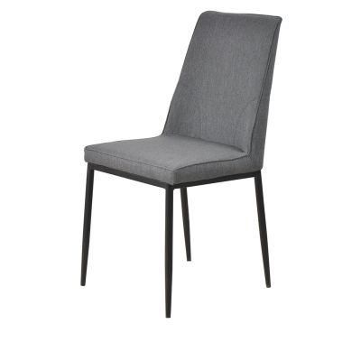 China Factory Modern High Quality Custom Metal Leg Fabric Dining Room Chair