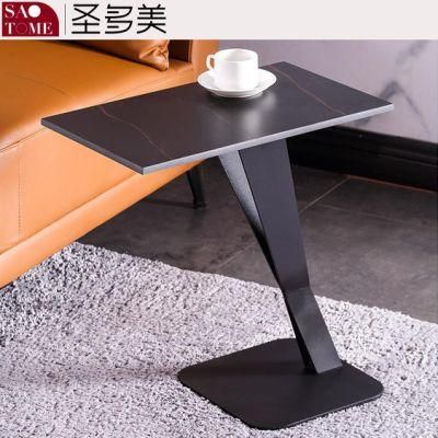Modern Living Room Furniture Small Side Table Slate/Marble Coffee Table