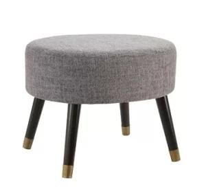 Chinese Modern Leisure Fabric Home Living Room Outdoor Hotel Garden Kids Bedroom Stool Furniture Sofa Chair Ottaman Pouf