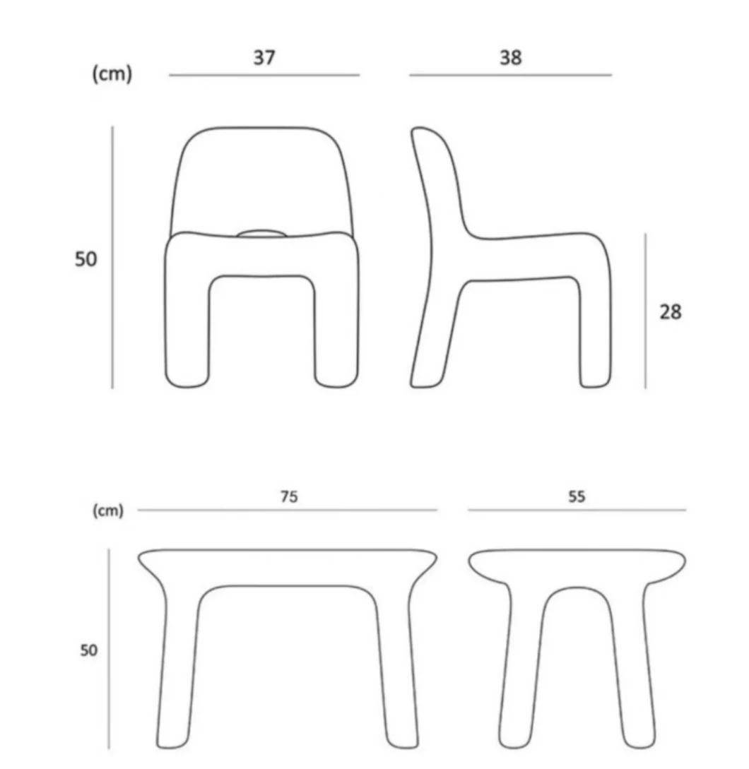 Rotomolding Changing Shoe Stool Nordic Net Red Creative Designer Living Room Insulated Bedroom Children Animal Cartoon Chair
