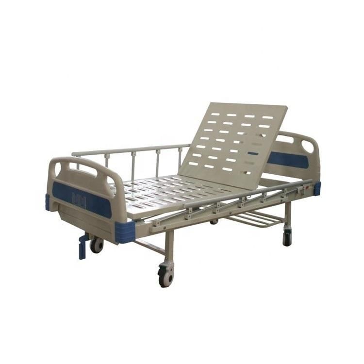 New Modern ABS Plastic Cheap Manual Adjustable 1 Crank Hospital Beds