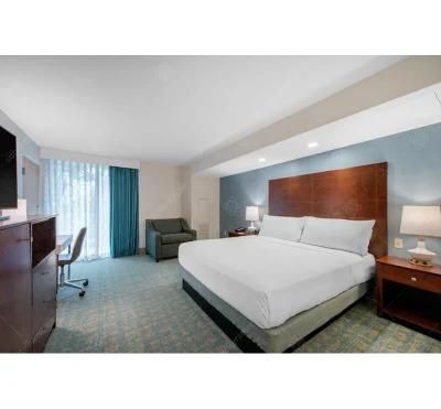 Flat Wooden Bed Panel for Cheap Hotel Room Set Furniture